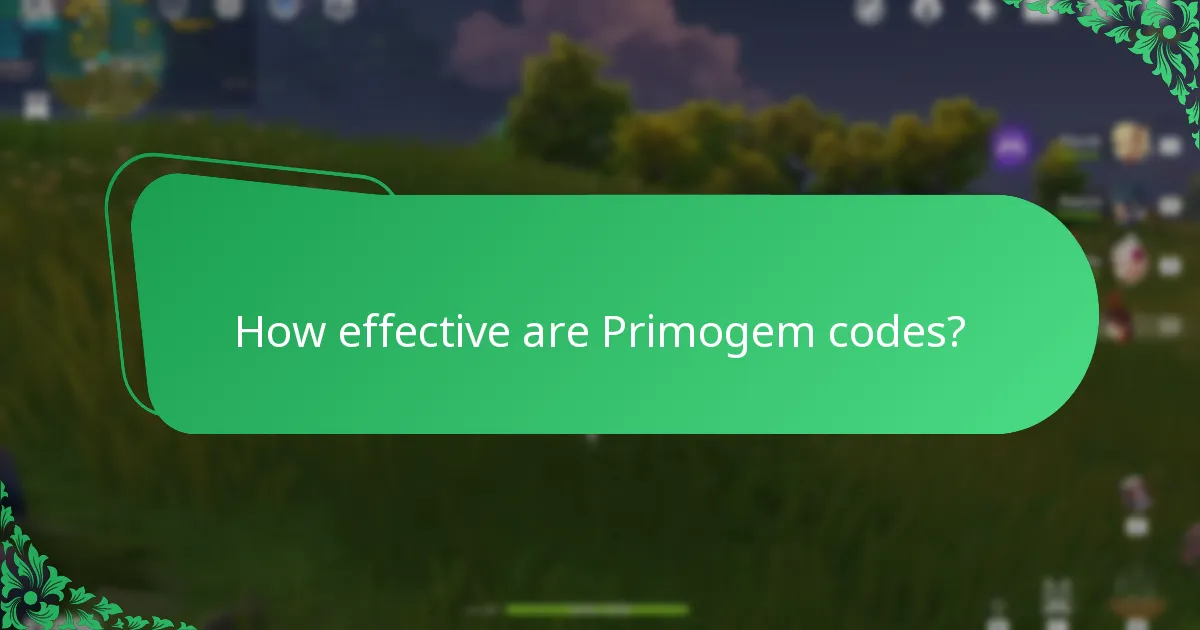 What are the historical Primogem codes?