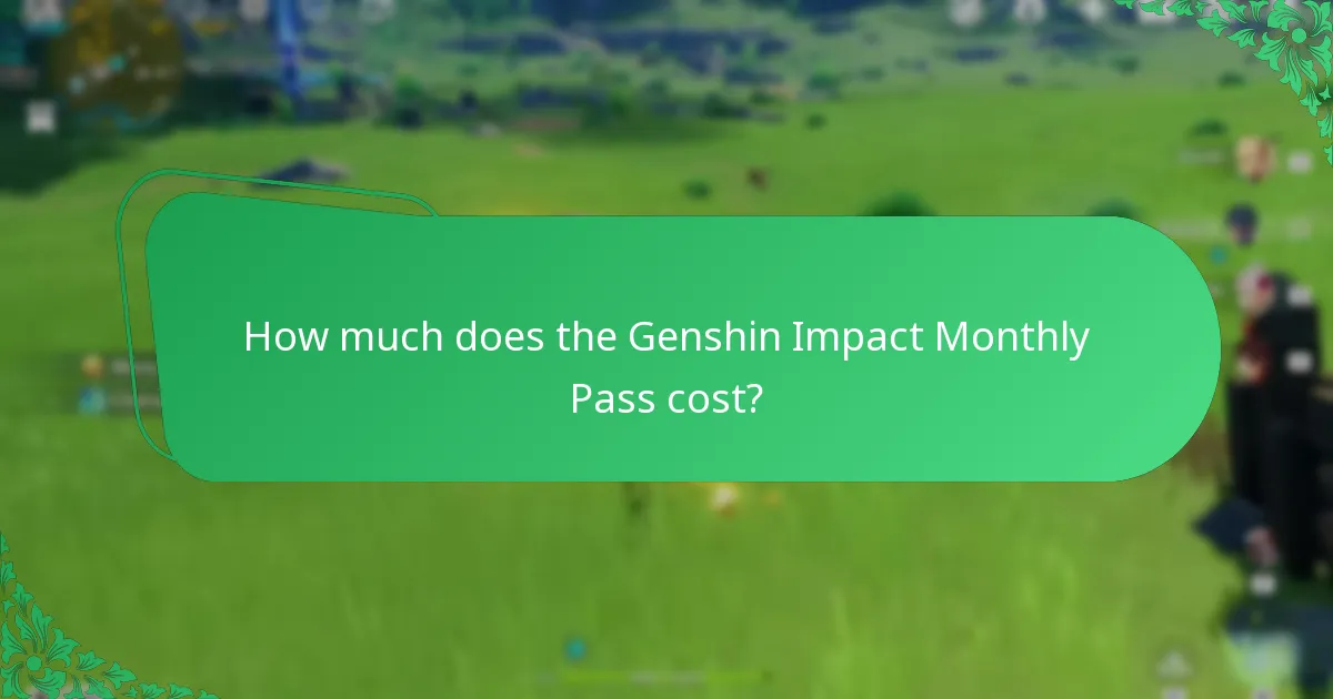 How can players budget for the Genshin Impact Monthly Pass?