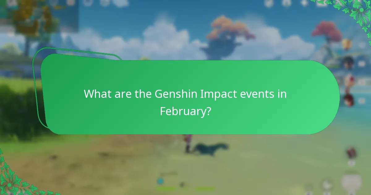 What are the Genshin Impact events in March?