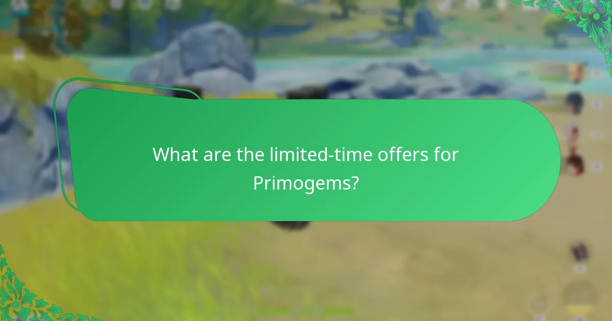 What exclusive promotions are available for Primogems?