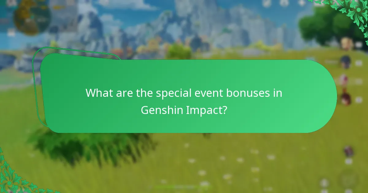 Which exclusive items can be earned from Genshin Impact events?